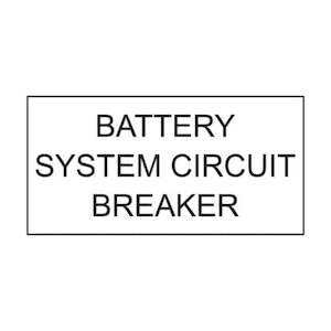 Battery System Circuit Breaker – 30mm x 15mm