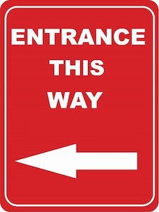 Entrance This Way