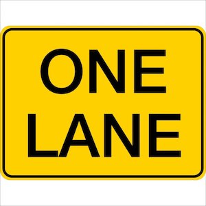 One Lane