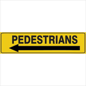 Pedestrians (arrow Left)