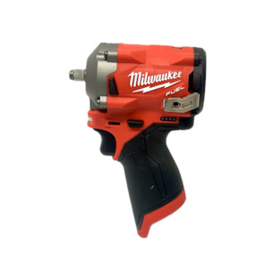 Tool, household: Milwaukee M12 FUEL 12-Volt Lithium-Ion Brushless Cordless Stubby 3/8 in. Impact Wrench (Tool-Only)