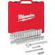 Milwaukee 3/8 in. Drive SAE/Metric Ratchet and Socket Mechanics Tool Set (56 piece)