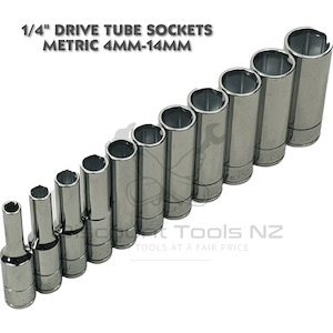 Blue Point 1/4 Drive Tube Sockets Metric 4mm-14mm