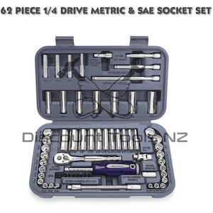 Blue Point 62 Piece 1/4" Drive Metric & SAE Socket Set