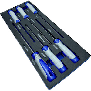 Blue Point 6 Piece File Set Foam Organiser BPS17A