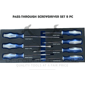 Blue Point Pass-Through Screwdriver Set 8 Piece BPS26A