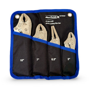 Blue Point Locking Pliers, Standard Grip, 4 pc BSGLP404