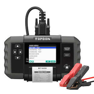 Tool, household: TOPDON BT600 12V 24V Battery Tester Analyzer for Car Heavy Duty Truck w/ Printer