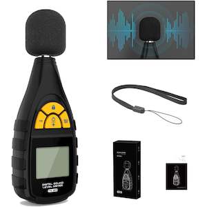 AUTOOL Digital Sound Level Meter Audio Noise Tester 30-130DB Decibel Meter LCD Display