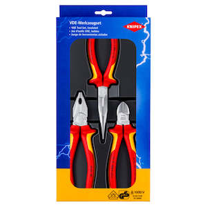 Tool, household: Knipex 3pc Electro VDE Pliers Set