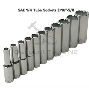 Blue Point SAE 1/4 Tube Sockets 3/16"-5/8