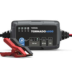 TOPDON T4000 6v - 12v Intelligent Battery Charger & Maintainer