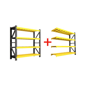 Warehouse Garage Storage Rack Shelving 4 Layer 300kg 4000x600x2000mm