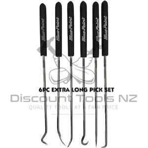 Tool, household: Blue Point 6pc Extra Long Pick Set PSLR6