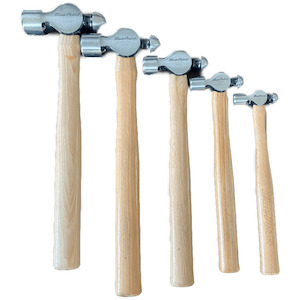 Blue Point Wooden Handle Ball Pein Hammer Set 5 Piece