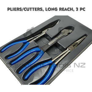 Blue Point Pliers/Cutters, Long Reach, 3 pc BDGPL300LR