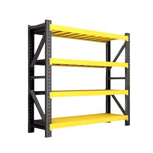 Warehouse Garage Storage Rack Shelving 4 Layer 300kg 2000x600x2000mm Starter Kit