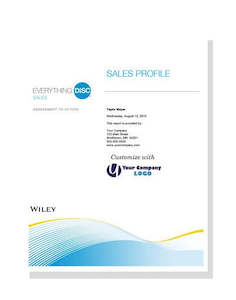 Everything DiSC® Sales Profile