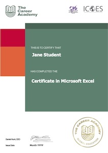 Products: Diploma in Microsoft Excel