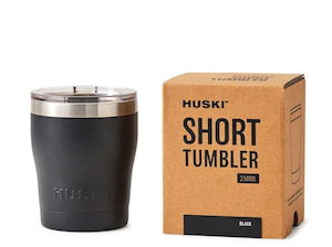 Clothing: HUSKI - Short Tumbler - Black