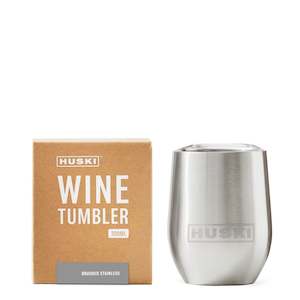 HUSKI - Wine Tumbler Brushed Stainless