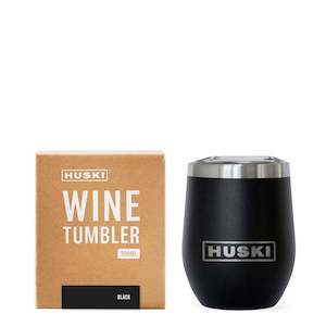 HUSKI - Wine Tumbler Black