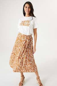 Clothing: GARCIA - Skirt Roasted Pecan