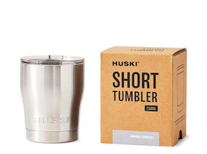 Clothing: HUSKI - Short Tumbler - Brushed Stainless