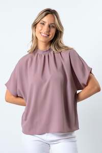 STELLA + GEMMA - Giovana Blouse Iced Plum