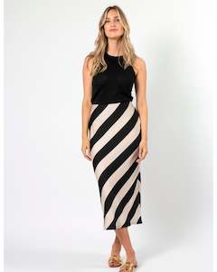 STELLA + GEMMA - Angelina Skirt Black/White