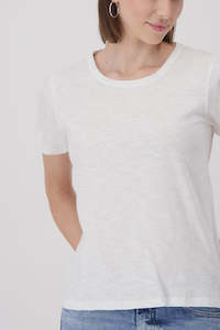 MONARI - Basic Tee Flame White