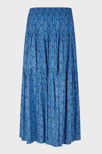 LOLLYS LAUNDRY - Sunset Maxi Skirt Blue