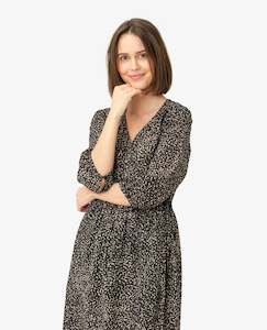 NOA NOA - CamilleNN Dress - Beige/Black