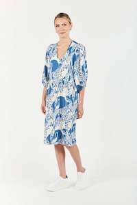 OBI - Flock Shift Dress - Multi