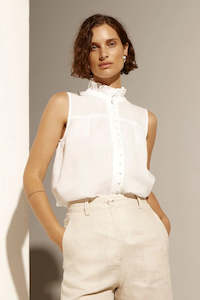 Clothing: ZOE KRATZMANN - Tempo Top Porcelain