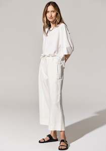 POL - Miley Crop Pant White