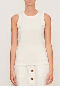 Clothing: POL - Brynn Tank White