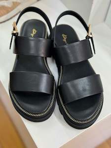 KATHRYN WILSON - Portia Sandal Black Calf