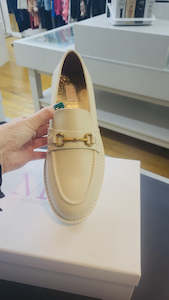 Clothing: KATHRYN WILSON - Luna Loafer Stone Calf