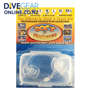 Freediving Accessories: Doc's Pro Plugs - Vented Plugs with Leash