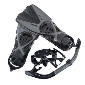 Mares Bonito X One Combo Mask, Snorkel, Fin Set GREY