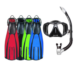 Snorkeling Sets: Quattro 3 Piece Pack