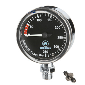 Apeks Black Tek Gauge - SPG