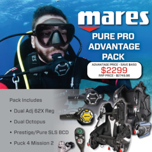 Mares Pure Pro Advantage Package