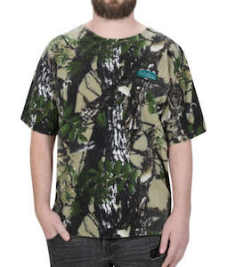 Ridgeline Premium Workman Zip Tee Buffalo Camo