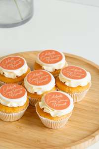 Designer Logo Cupcakes