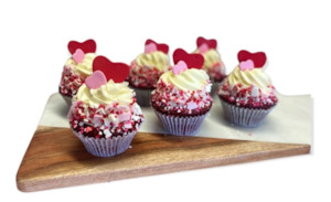 Bakery (with on-site baking): Red Velvet Cupcakes