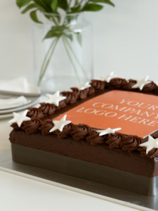 Edible Image Cake Slab - Chocolate