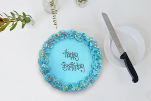 Buttercream Cake - Blue