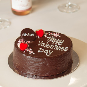 Bakery (with on-site baking): Divine Valentines Chocolate Cake